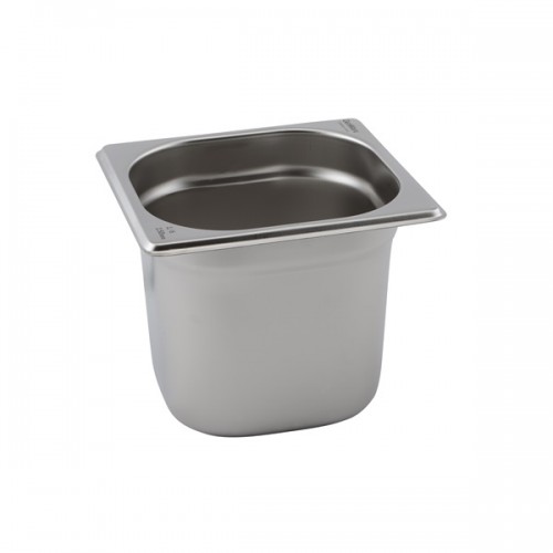 Stainless Steel Gastronorm Pan 1/6 - 100mm Deep