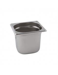 Stainless Steel Gastronorm Pan 1/6 - 200mm Deep