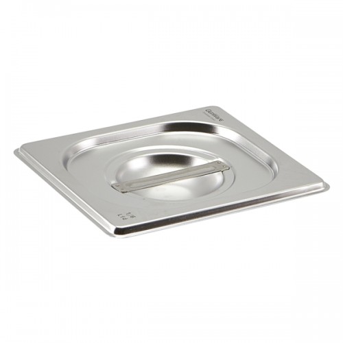 Stainless Steel Gastronorm Pan Lid 1/6