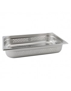 Perforated Stainless Steel Gastronorm Pan  FULL SIZE - 100mm D