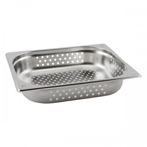 Perforated Stainless Steel Gastronorm Pan 1/2-100mm