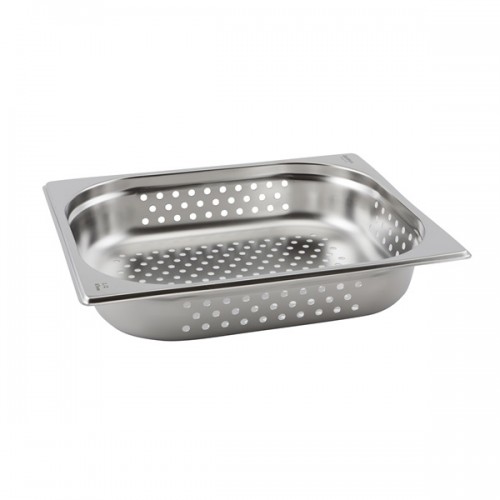 Perforated Stainless Steel Gastronorm Pan 1/2 - 65mm De