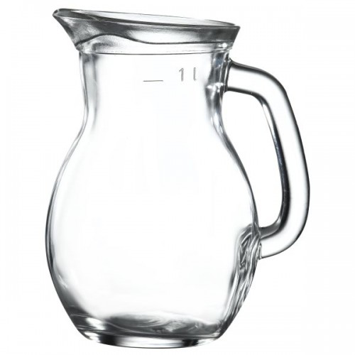 Classic Glass Jug 1L / 35oz - Quantity 6