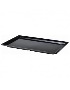 Black Melamine Platter GN  FULL SIZE Size 53 X 32cm