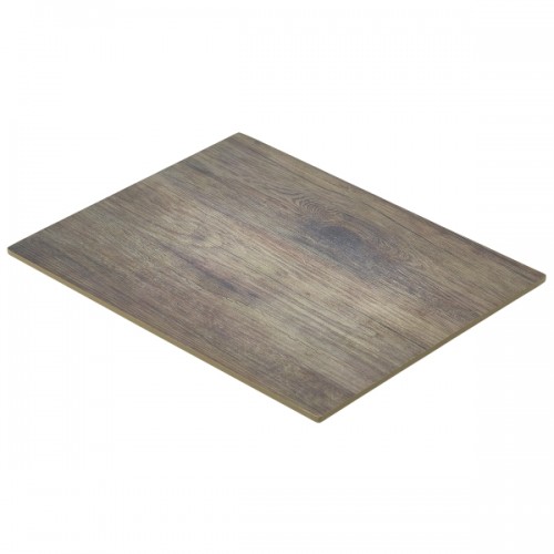 Wood Effect Melamine Platter GN 1/2