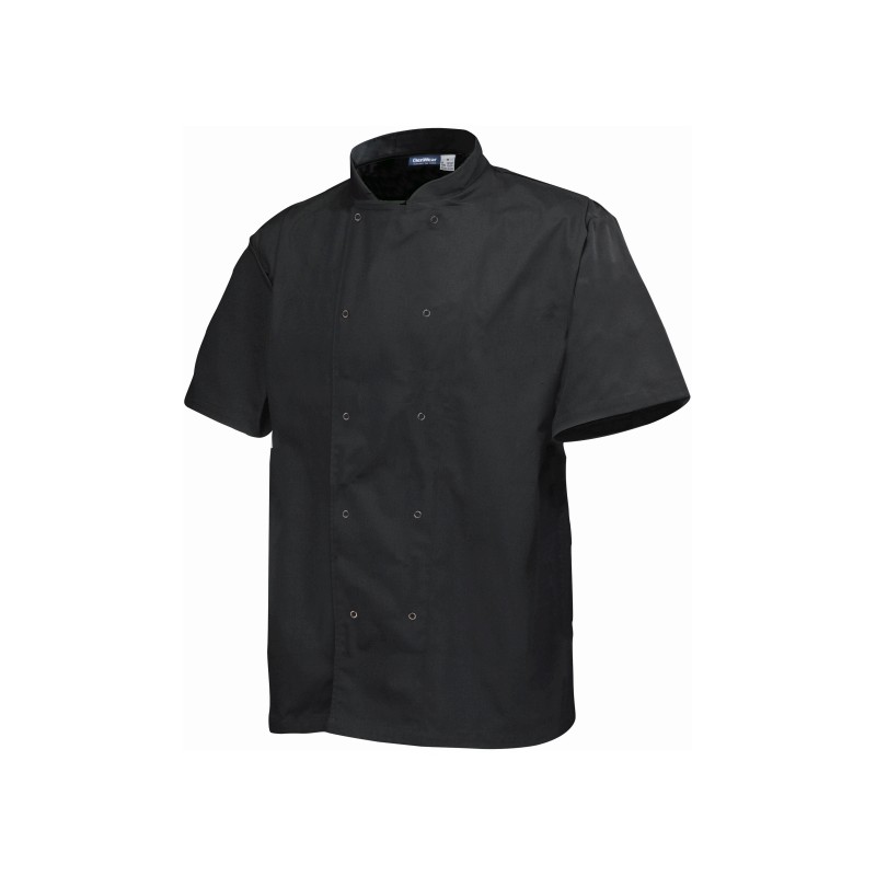 Genware Basic Stud Jacket (Short Sleeve) Black XXL Si