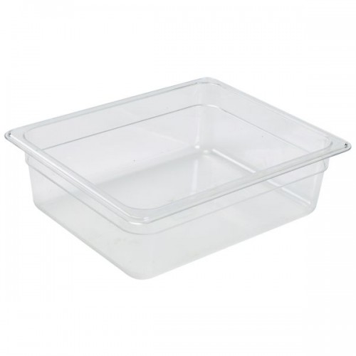 1/2 -Polycarbonate GN Pan 100mm Clear