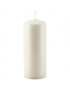 Pillar Candle 20cm H X 8cm Dia Ivory