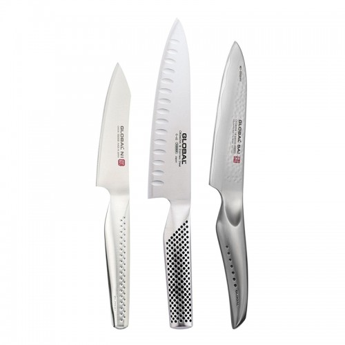 Global Hybrid Kazoku Stainless Steel 3 Piece Knife Set