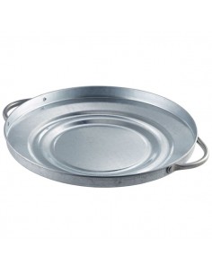 Galvanised Steel Bin Lid 24.5cm Dia