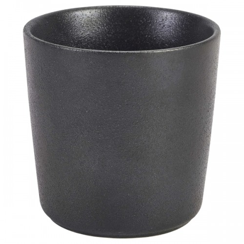 Cast Iron Effect Chip Cup 8.5 x 8.5cm - Pack of 6