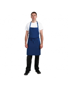 Chef Works Butchers Bib Apron Royal Blue