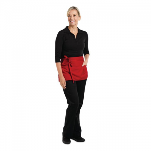 Chef Works Waist Apron Red