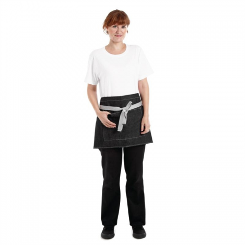 Whites Southside Waist Apron Denim Black 760mm