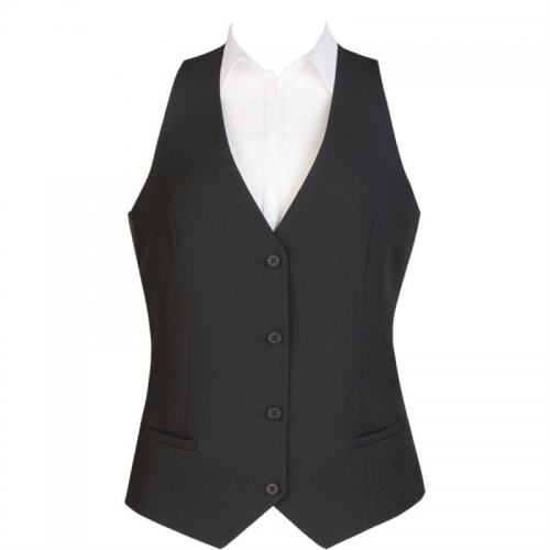 Events Ladies Black Waistcoat - Size S