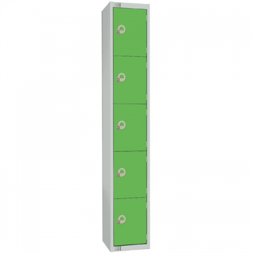 Elite Six Door Manual Combination Locker Locker White