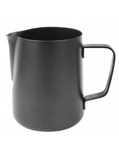 Olympia Black Non-Stick Milk Frothing Jug 900ml