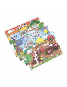 Crafti's Kids Activity Sheet Assorted Designs Pack of 500