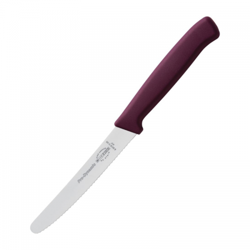 Dick Pro Dynamic Serrated Utility Knife Purple 11cm Dick Pro Dynamic Serrated Utility Knife Purple 11cm