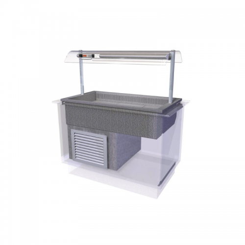 Designline Drop In Cold Island Well Self Service 1175mm