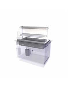 Designline Drop In Heated Serve Over Counter HDL4