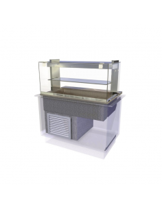 Kubus Drop In Chilled Deli Serve Over Counter 1175mm KCDL3HT