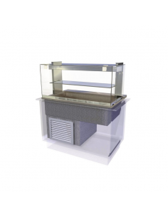 Kubus Drop In Chilled Deli Serve Over Counter 1525mm KCDL4HT