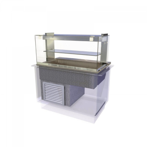 Kubus Drop In Chilled Deli Serve Over Counter 1525mm KCDL4HT