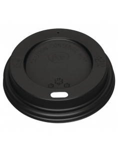 Black Lid for Fiesta 225ml / 8oz Coffee Cups x 1000