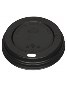 Black Lid for 340ml and 455ml Fiesta Coffee Cups x 50