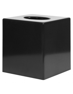 Black Cube Tissue Holder