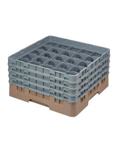 Cambro Camrack Beige 25 Compartments Max Glass Height 215mm