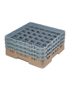 Cambro Camrack Beige 36 Compartments Max Glass Height 174mm