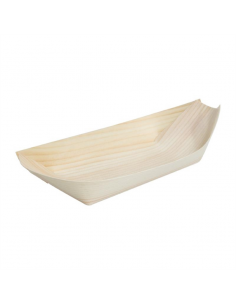 Fiesta Birch Wooden Boat 80mm