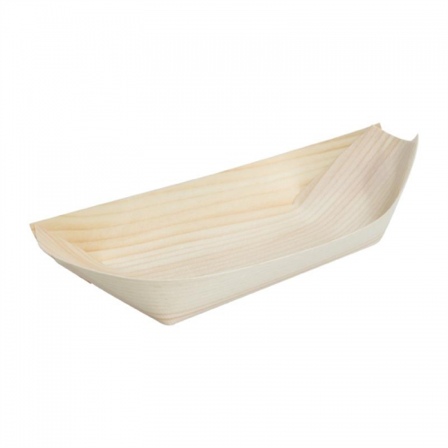 Fiesta Birch Wooden Boat 80mm