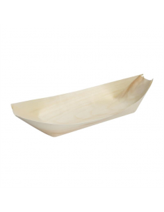 Fiesta Birch Wooden Boat 190mm