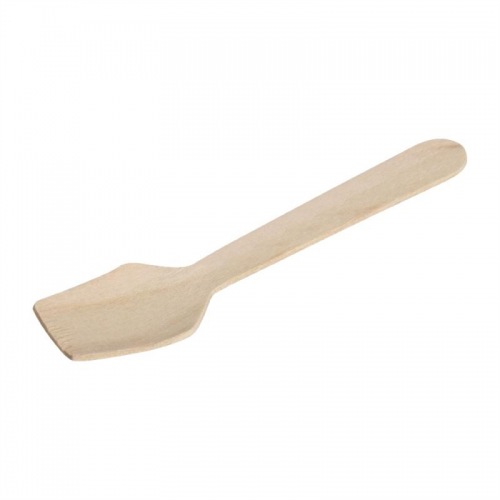 Fiesta Birch Wooden Ice Cream Scoop 96mm (Pack of 100)