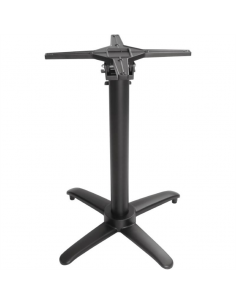 Bolero Aluminium Flip Top Table Base Black