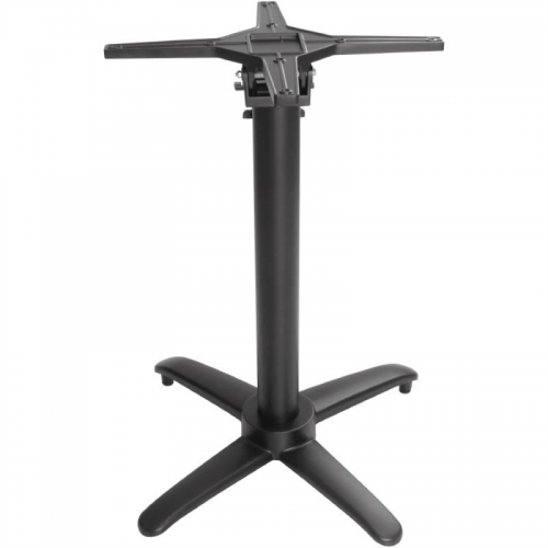 Bolero Aluminium Flip Top Table Base Black