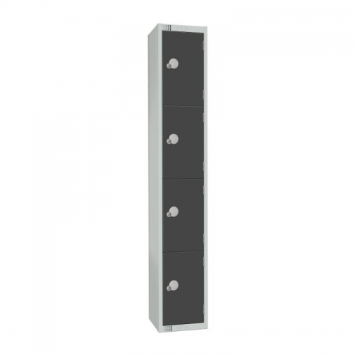 Elite Four Door Camlock Locker Graphite Grey