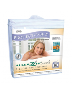 Mitre Comfort Allerzip Smooth Pillow Protector