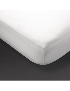 Mitre Comfort Percale Fiited Sheet White Double