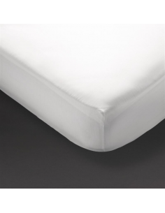 Mitre Comfort Percale Fitted Sheet White Single