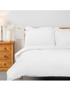 Mitre Comfort Percale Duvet Cover White Single