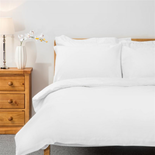 Mitre Comfort Percale Duvet Cover White Single