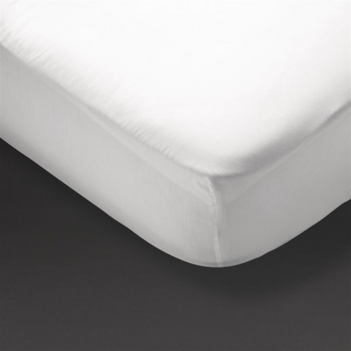 Mitre Essentials Spectrum Fitted Sheet White Double