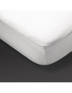 Mitre Essentials Spectrum Fitted Sheet White King Size