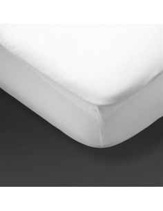 Mitre Essentials Spectrum Fitted Sheet White King Size