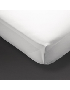 Mitre Essentials Spectrum Flat Sheet White Single