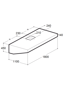 Commercial Extraction Canopy Pack 1100 x 1800mm 2